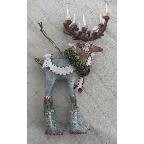 Patience Brewster Krinkles Ornament DASHAWAY DASHER Reindeer 08-30233 w/ box - Picture 1 of 7